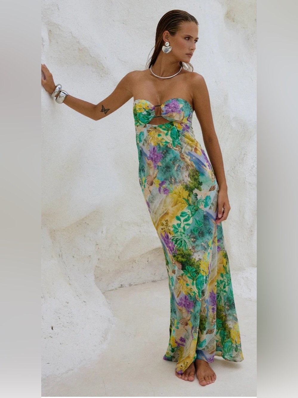 Runaway The Label Velzy Strapless Dress Women’s Medium NWT